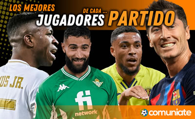 Los mejores jugadores de la Jornada 25: Enes Unal, Militao, Iago Aspas, Yeremi Pino, Ocampos, Ter Stegen ...