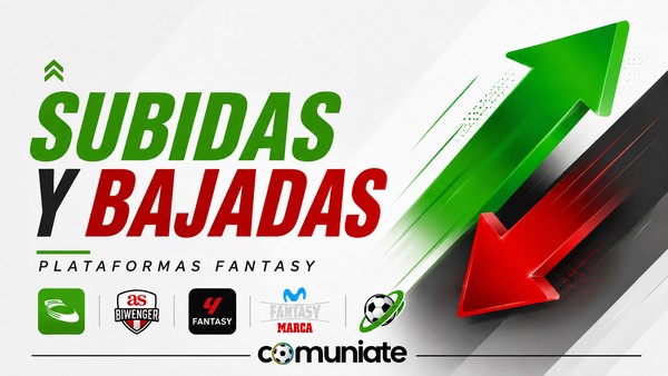 Subidas y bajadas del mercado Fantasy de hoy: Comunio, Biwenger, LaLiga Fantasy, MARCA y Futmondo - 09/09/2026