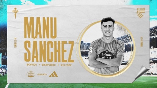 Manu Sánchez es nuevo jugador del Celta