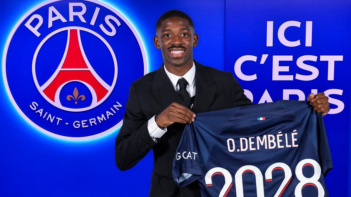 ¡Oficial! Dembélé es nuevo jugador del PSG ¡Oficial! Dembélé es nuevo jugador del PSG