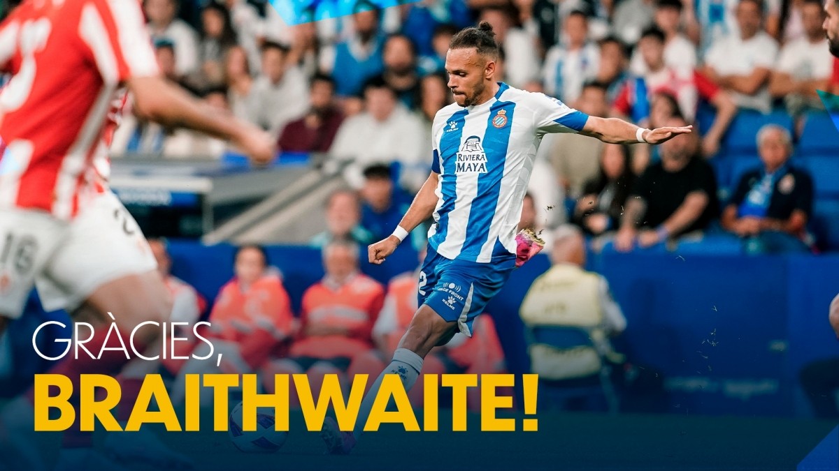 Martin Braithwaite NO seguirá en el Espanyol Martin Braithwaite NO seguirá en el Espanyol