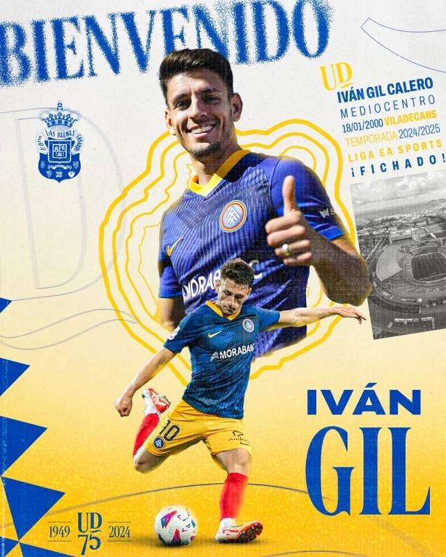 Análisis del fichaje de Iván Gil, fondo de armario para la medular canaria Análisis del fichaje de Iván Gil, fondo de armario para la medular canaria