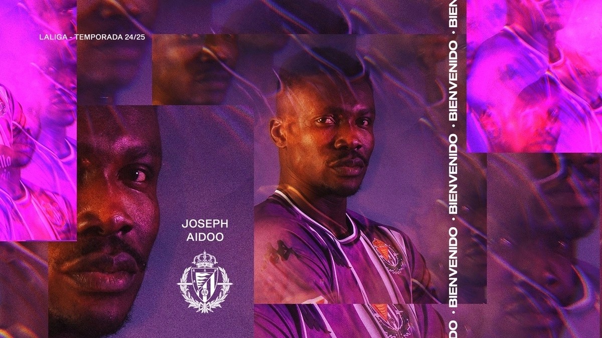Oficial: Joseph Aidoo se convierte en nuevo jugador del Real Valladolid Oficial: Joseph Aidoo se convierte en nuevo jugador del Real Valladolid