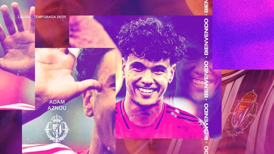 El Real Valladolid hace oficial el fichaje de Adam Aznou El Real Valladolid hace oficial el fichaje de Adam Aznou
