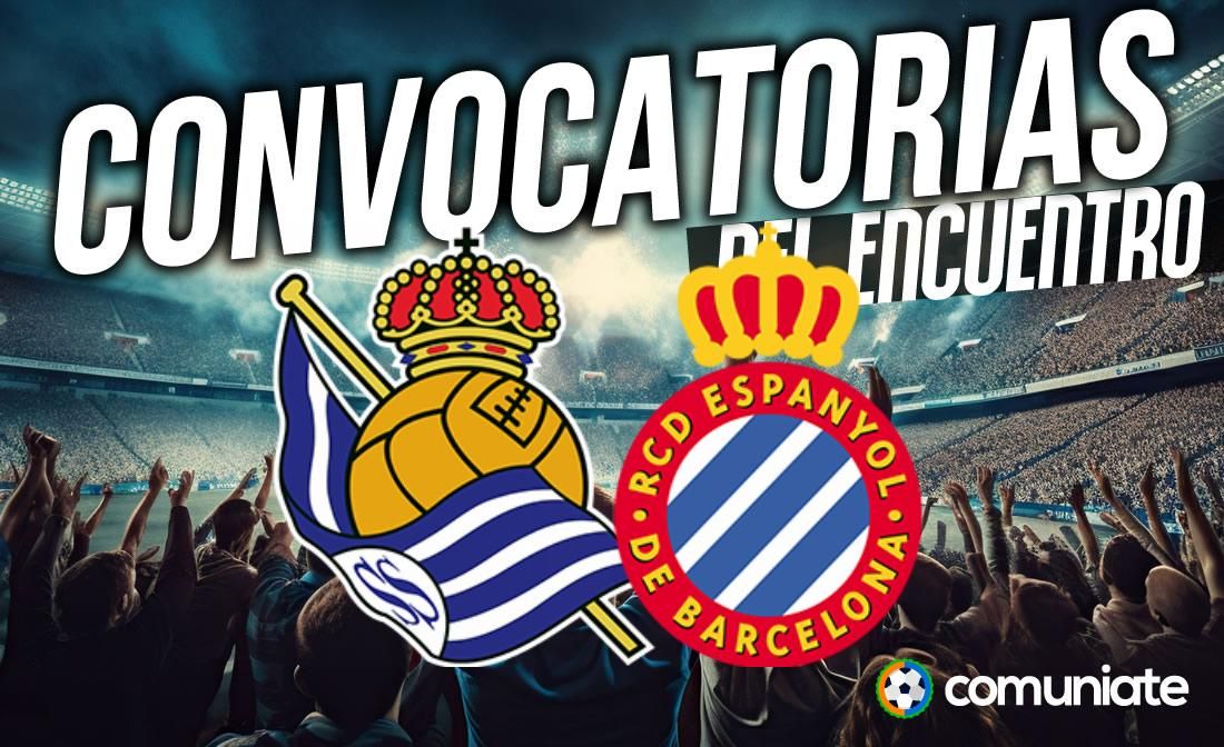 Jugadores convocados para el partido Real Sociedad y Espanyol. Jornada 23. Jugadores convocados para el partido Real Sociedad y Espanyol. Jornada 23.