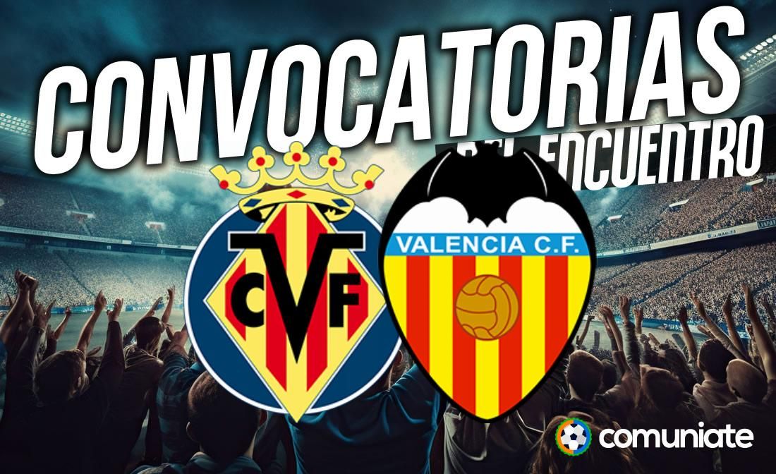 Jugadores convocados para el partido Villarreal y Valencia. Jornada 24. Jugadores convocados para el partido Villarreal y Valencia. Jornada 24.