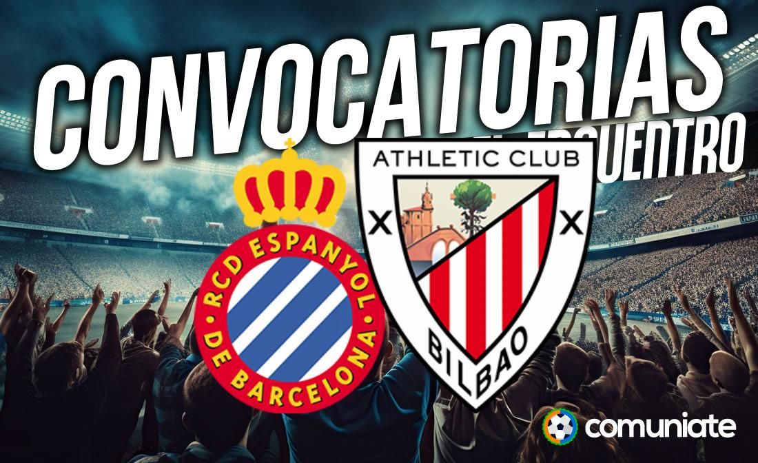 Jugadores convocados para el partido Espanyol y Athletic. Jornada 24. Jugadores convocados para el partido Espanyol y Athletic. Jornada 24.