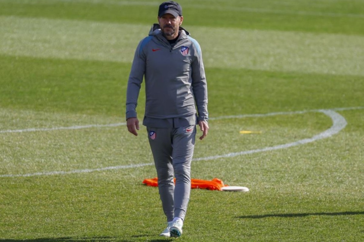Simeone ensaya once para visitar al Valencia por primera vez en esta semana Simeone ensaya once para visitar al Valencia por primera vez en esta semana