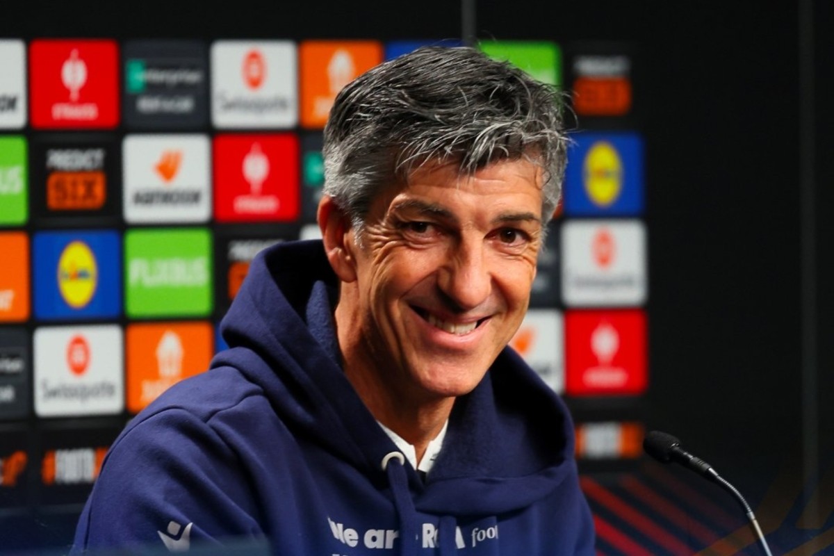 Imanol Alguacil sobre Aguerd, Zubimendi, Odriozola y Turrientes Imanol Alguacil sobre Aguerd, Zubimendi, Odriozola y Turrientes