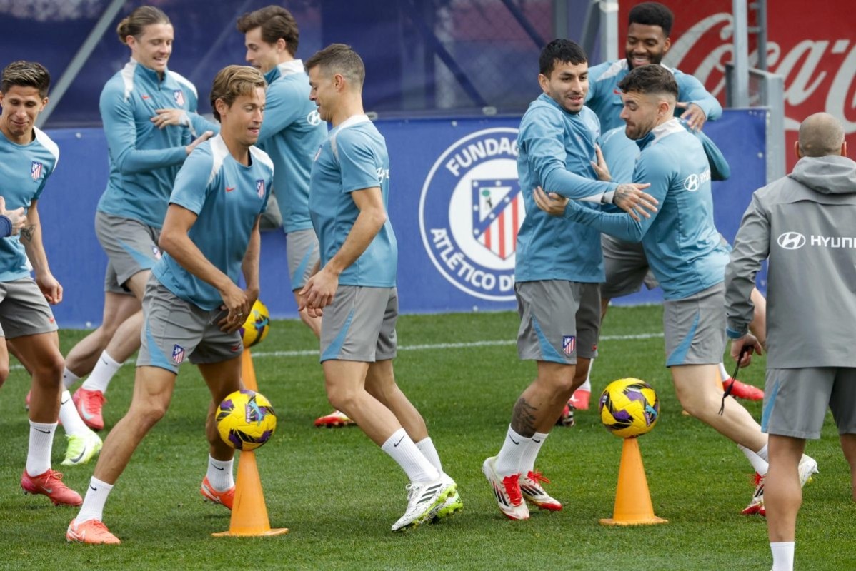 Nueva baja en el entrenamiento del Atlético Nueva baja en el entrenamiento del Atlético