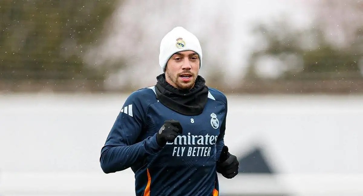 El Real Madrid recupera a Fede Valverde El Real Madrid recupera a Fede Valverde