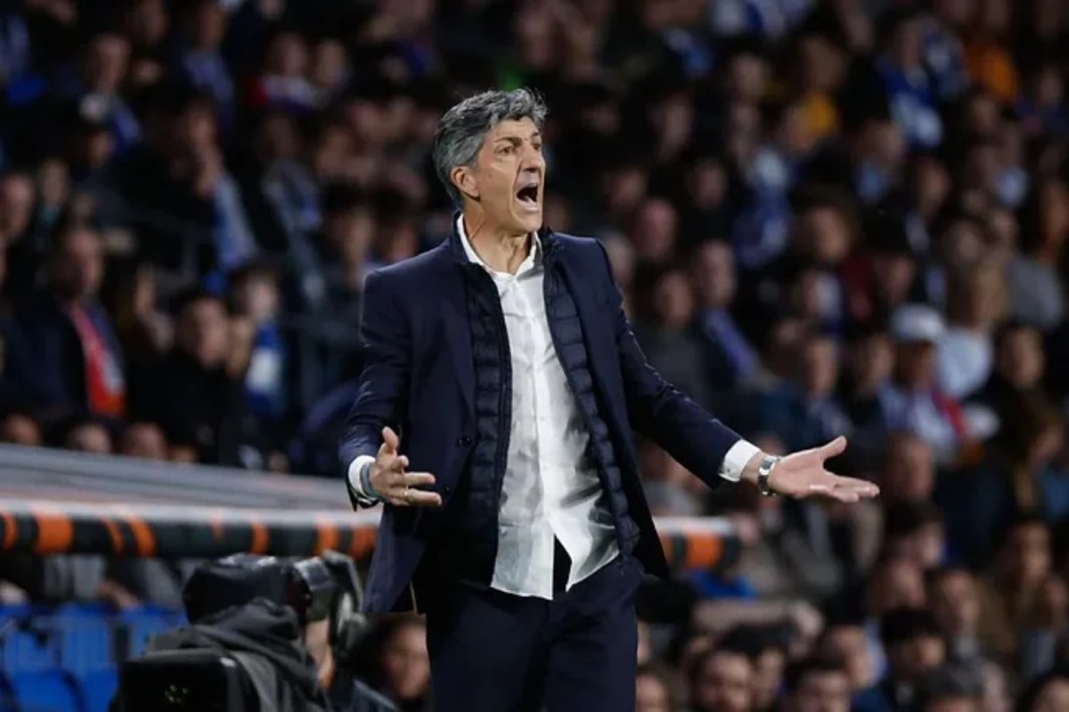 Imanol sobre Zubimendi, Aguerd, Oyarzabal, Aramburu, Elustondo, Turrientes y valora el empate Imanol sobre Zubimendi, Aguerd, Oyarzabal, Aramburu, Elustondo, Turrientes y valora el empate