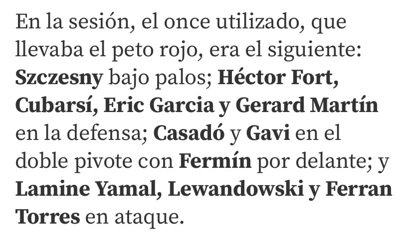 Alineación probable del Barcelona según la prensa especializada ¡Las rotaciones de Hansi Flick!