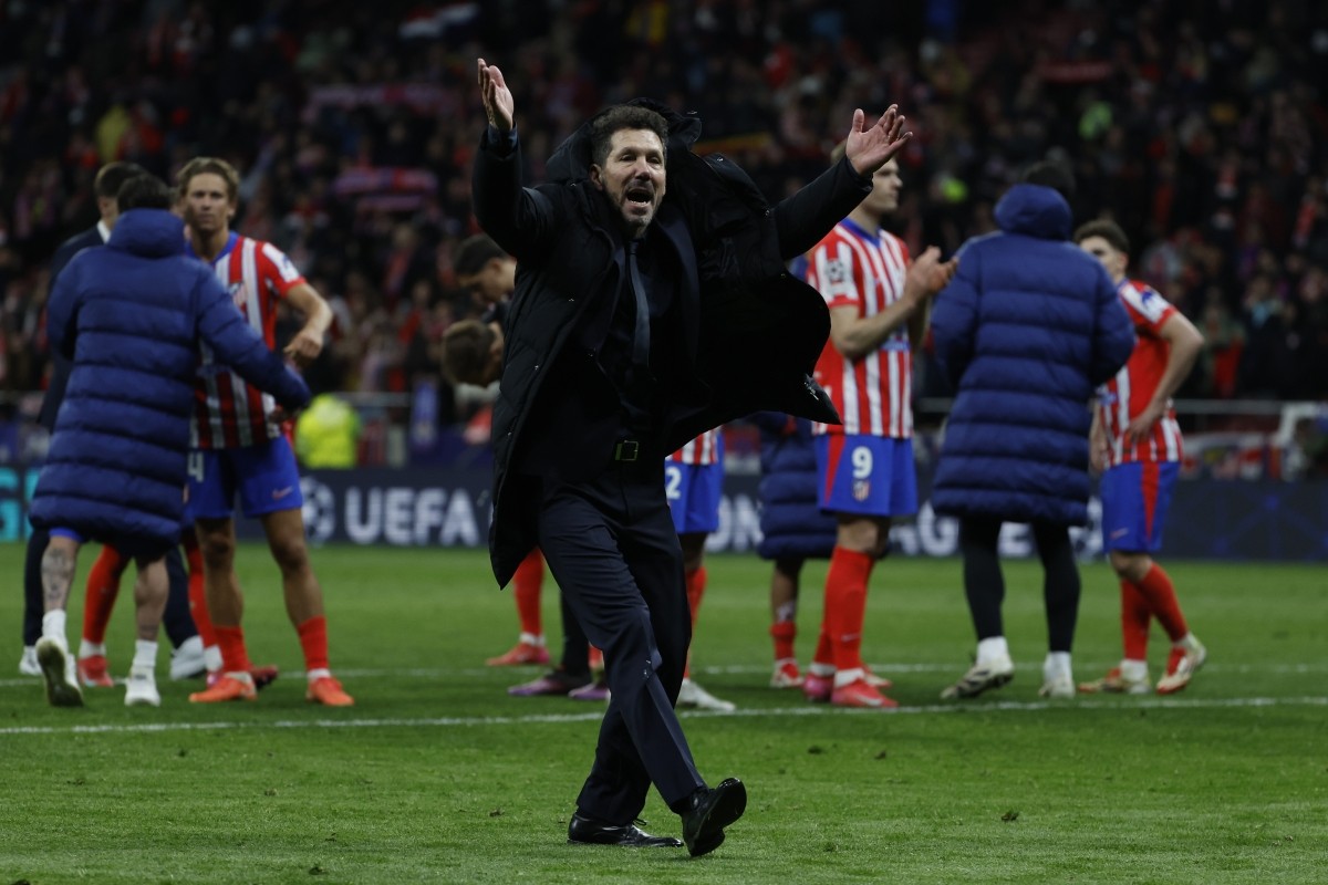 Simeone sobre el penalti de Julián Álvarez y como llegará el equipo al partido ante el Barcelona Simeone sobre el penalti de Julián Álvarez y como llegará el equipo al partido ante el Barcelona