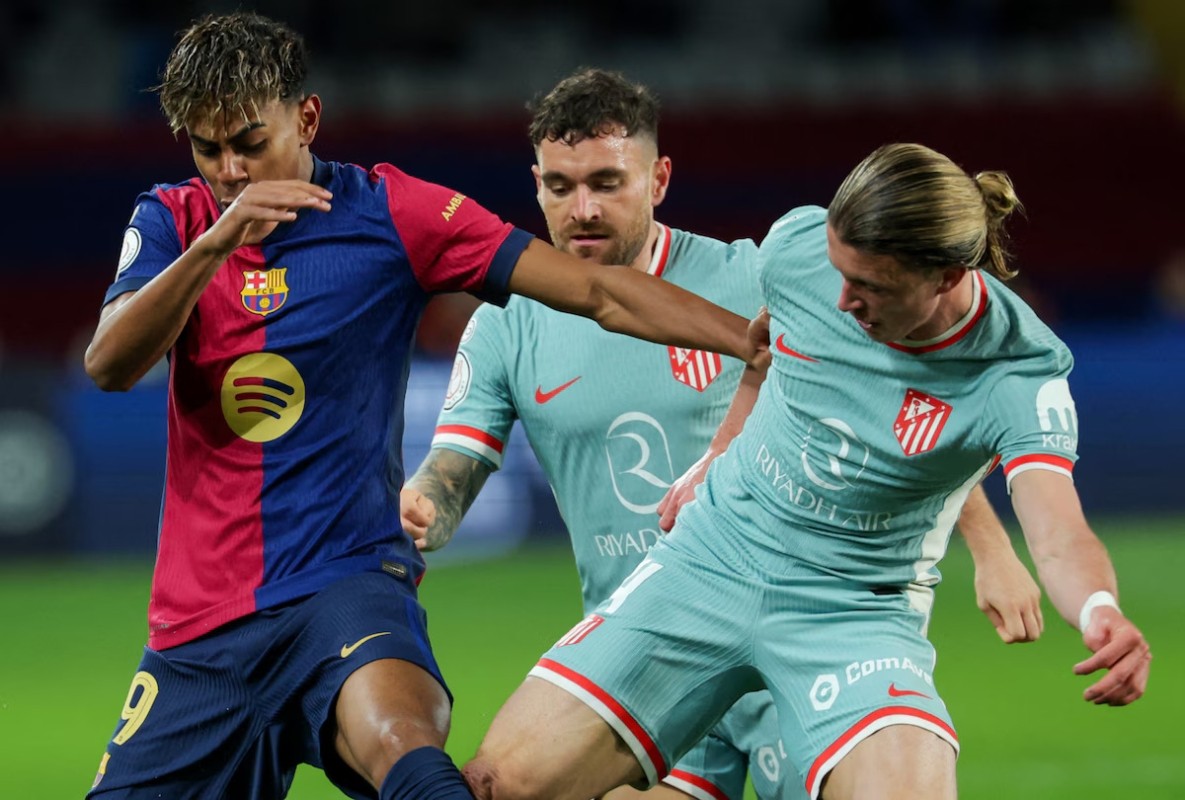 Alineaciones confirmadas del Atlético de Madrid - Barcelona Alineaciones confirmadas del Atlético de Madrid - Barcelona