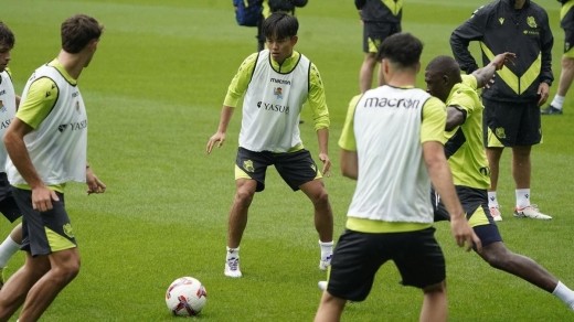 ¡Kubo no completa el entrenamiento de este martes!