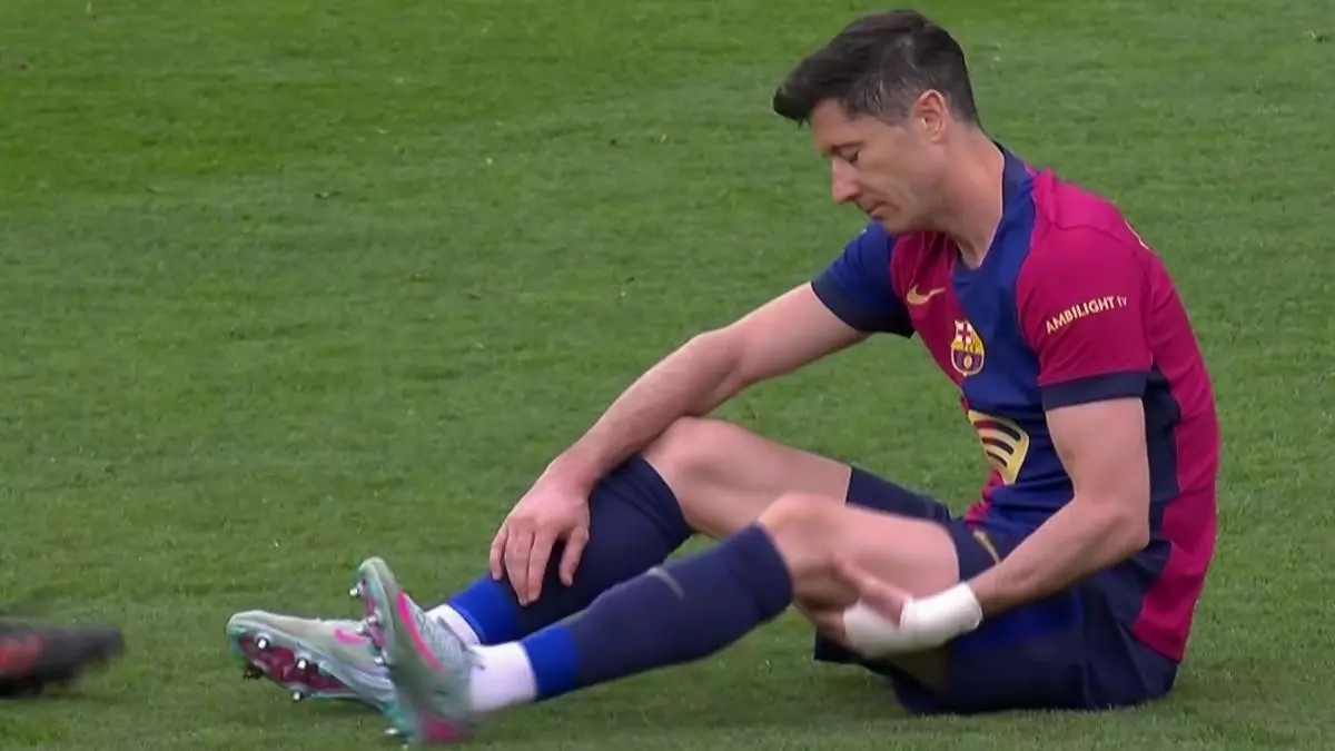 ¡Alarma Lewandowski en el Barcelona por lesión! ¡Alarma Lewandowski en el Barcelona por lesión!