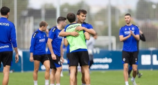 Vicente Moreno ensaya con novedades para enfrentarse al Real Betis