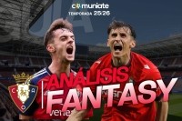 Guía Fantasy de la plantilla, alineación tipo y recomendables de CA Osasuna temporada 25/26.