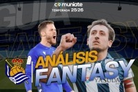 Guía Fantasy de la plantilla, alineación tipo y recomendables de Real Sociedad temporada 25/26. Actualizado 2º parón de selecciones. Guía Fantasy de la plantilla, alineación tipo y recomendables de Real Sociedad temporada 25/26. Actualizado 2º parón de selecciones.