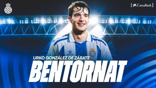 El Espanyol hace oficial el fichaje de Urko González de Zárate