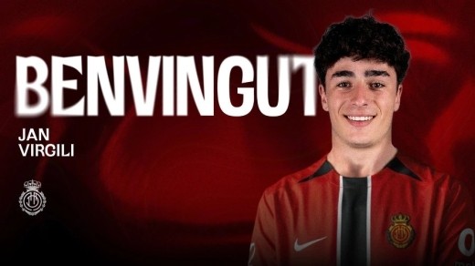 El Mallorca hace oficial el fichaje de Jan Virgili, procedente del Barcelona