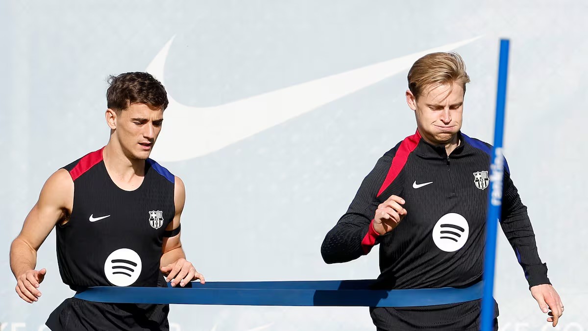 Se confirman los tiempos de baja de Gavi, De Jong y Balde
