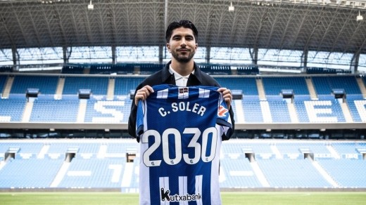 Will Carlos Soler be a starter with Real Sociedad?