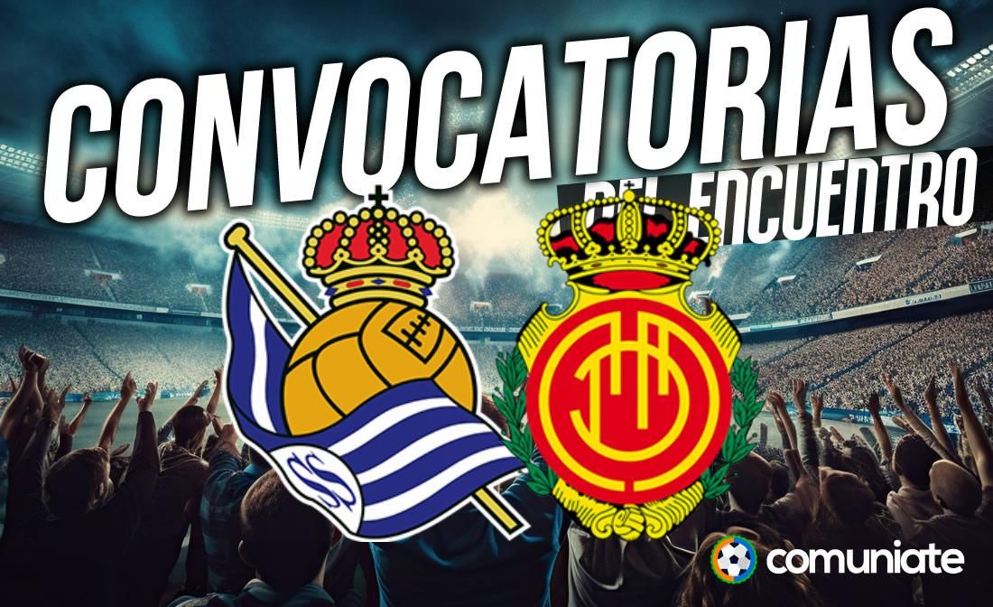 Jugadores convocados para el partido Real Sociedad y Mallorca. Jornada 6. Jugadores convocados para el partido Real Sociedad y Mallorca. Jornada 6.