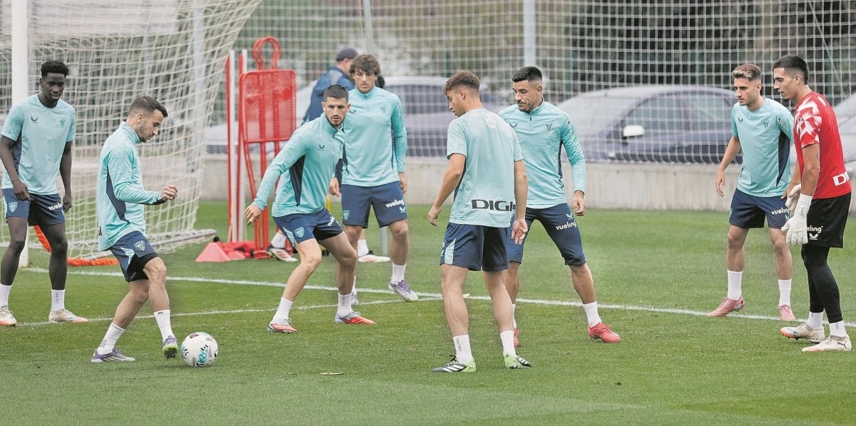 Siete bajas muy importantes en el entrenamiento del Athletic Siete bajas muy importantes en el entrenamiento del Athletic