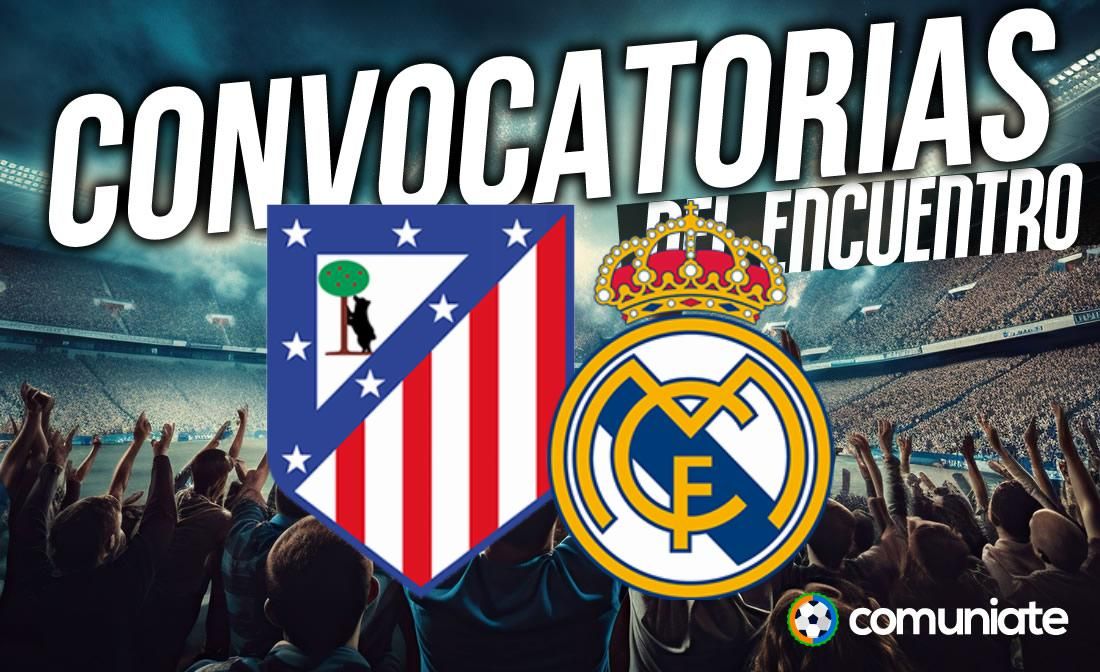 Jugadores convocados para el partido Atlético y Real Madrid. Jornada 7. Jugadores convocados para el partido Atlético y Real Madrid. Jornada 7.