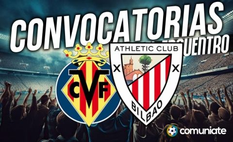 Jugadores convocados para el partido Villarreal y Athletic. Jornada 7.