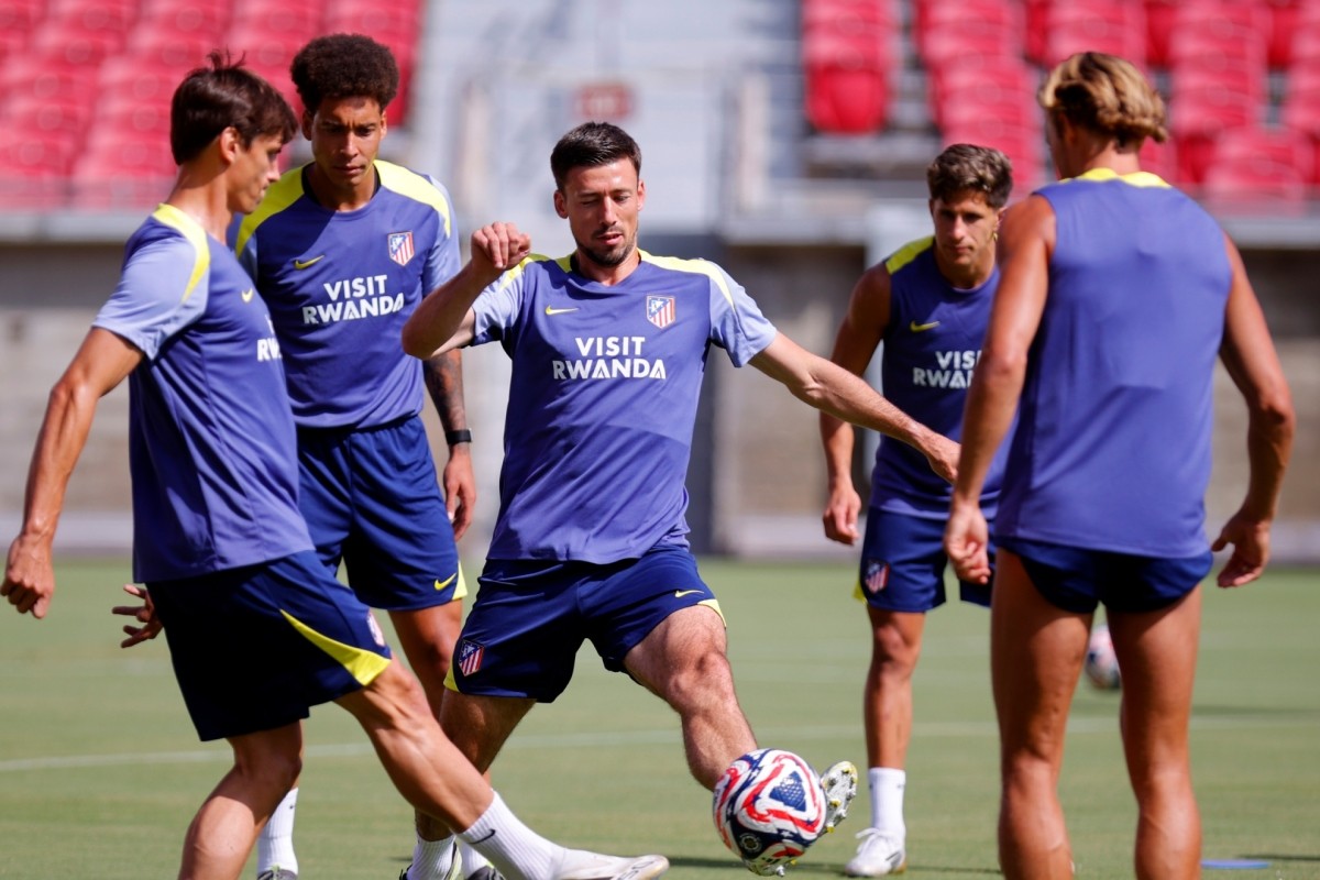 Simeone ensaya once en la sesión previa a enfrentarse al Celta Simeone ensaya once en la sesión previa a enfrentarse al Celta