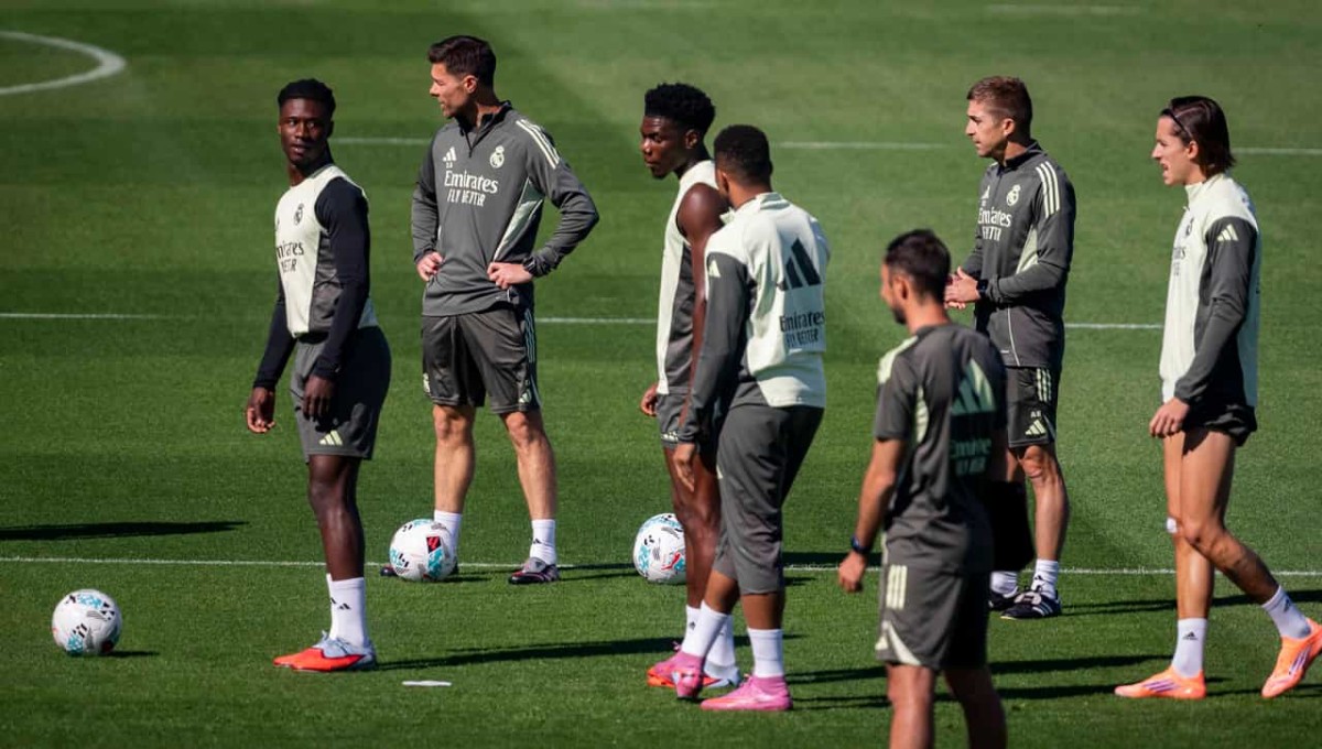 El Real Madrid completa la sesión previa al Getafe con cinco bajas El Real Madrid completa la sesión previa al Getafe con cinco bajas