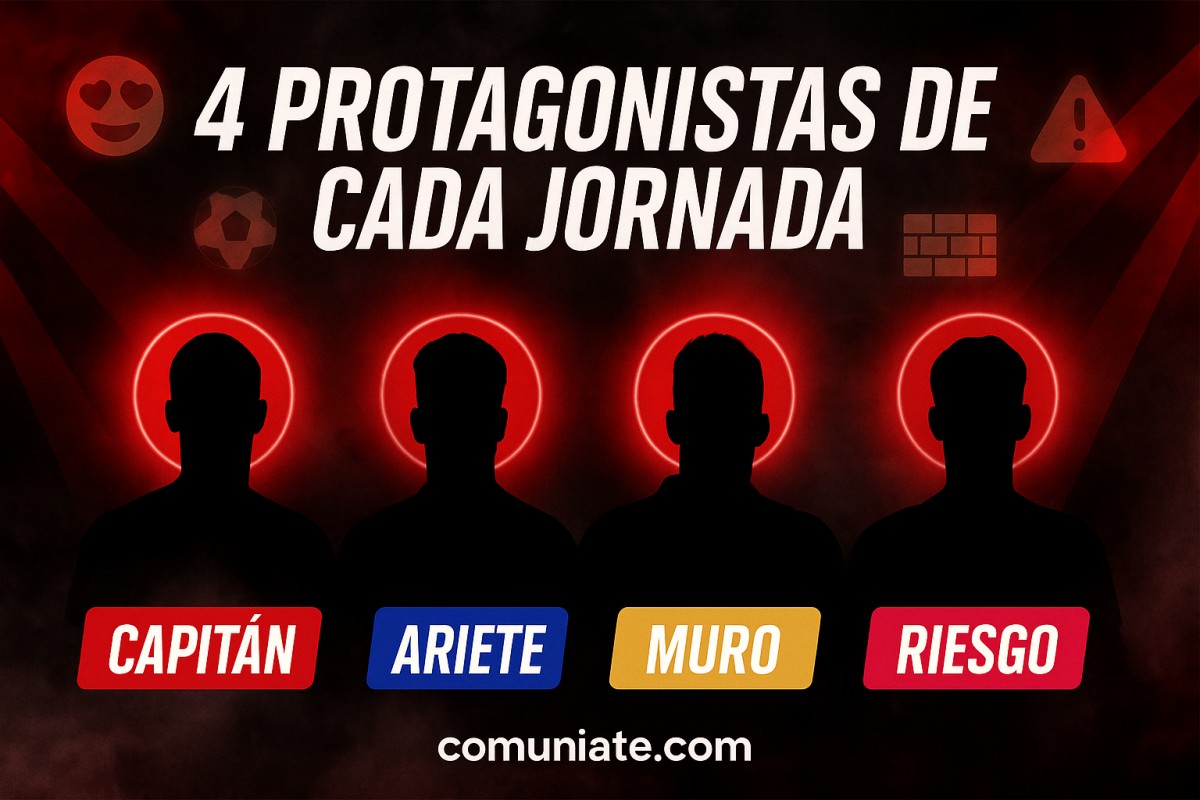 Novedad en Comuniate: 4 protagonistas por equipo… ¡cada jornada! Novedad en Comuniate: 4 protagonistas por equipo… ¡cada jornada!
