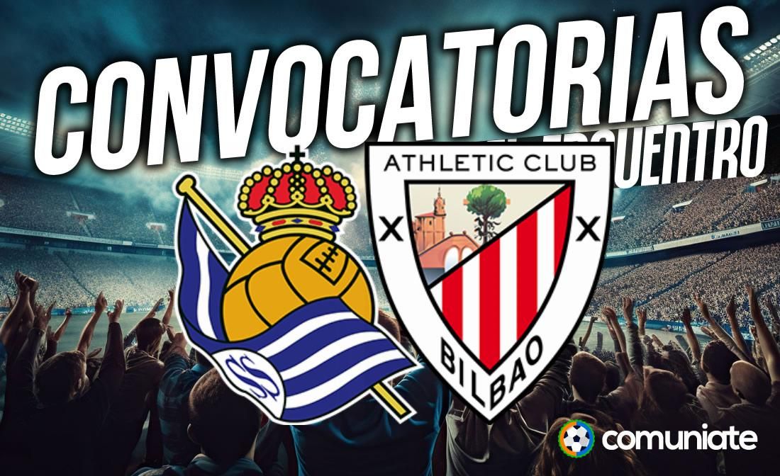 Jugadores convocados para el partido Real Sociedad y Athletic. Jornada 11. Jugadores convocados para el partido Real Sociedad y Athletic. Jornada 11.