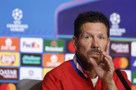 Simeone sobre Baena, Barrios, Giménez, Griezmann y el Union Saint-Gillois