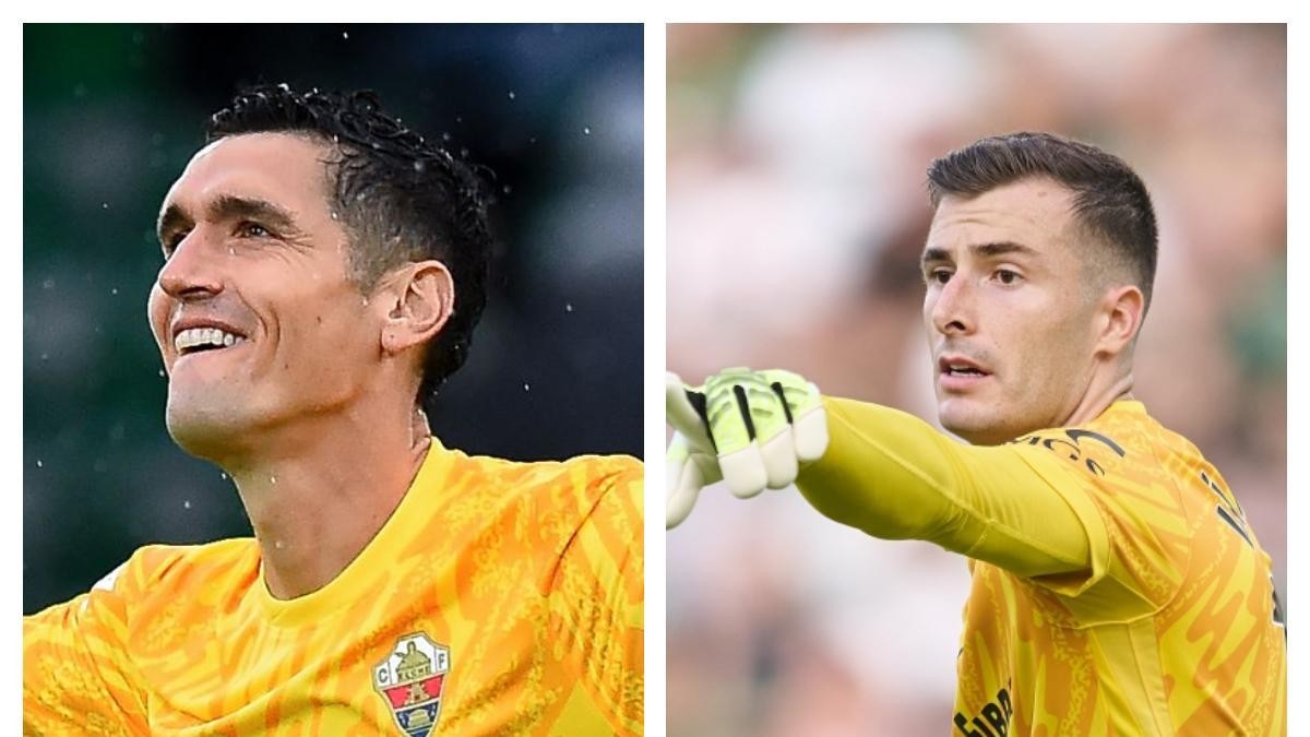 Sarabia mantiene la duda en la portería: Iñaki Peña y Dituro