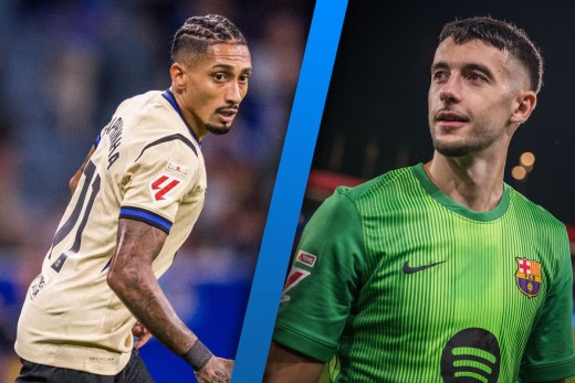 Flick recupera piezas clave tras el parón: Joan García, Casadó y Raphinha Flick recupera piezas clave tras el parón: Joan García, Casadó y Raphinha