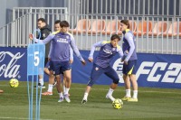 Simeone ensaya once para enfrentarse al Barcelona