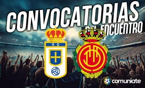Jugadores convocados para el partido Oviedo y Mallorca. Jornada 15.