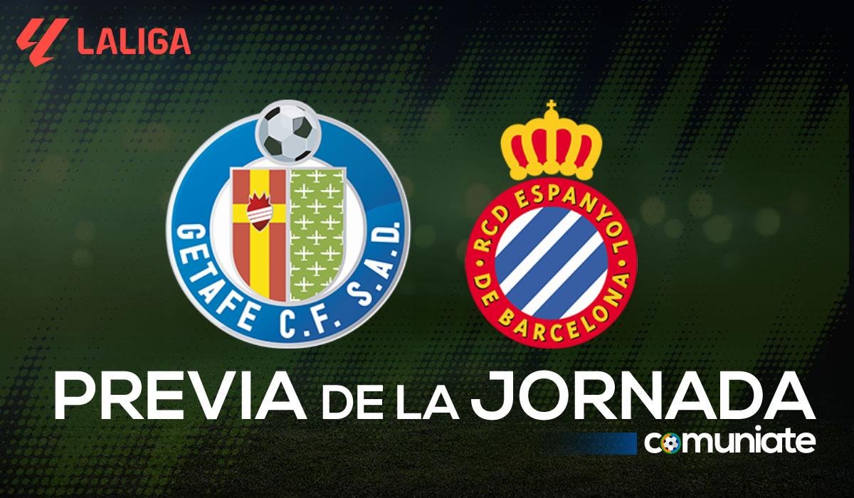 Getafe - Espanyol. Previa, alineaciones probables y consejos fantasy. Jornada 16 de LaLiga.