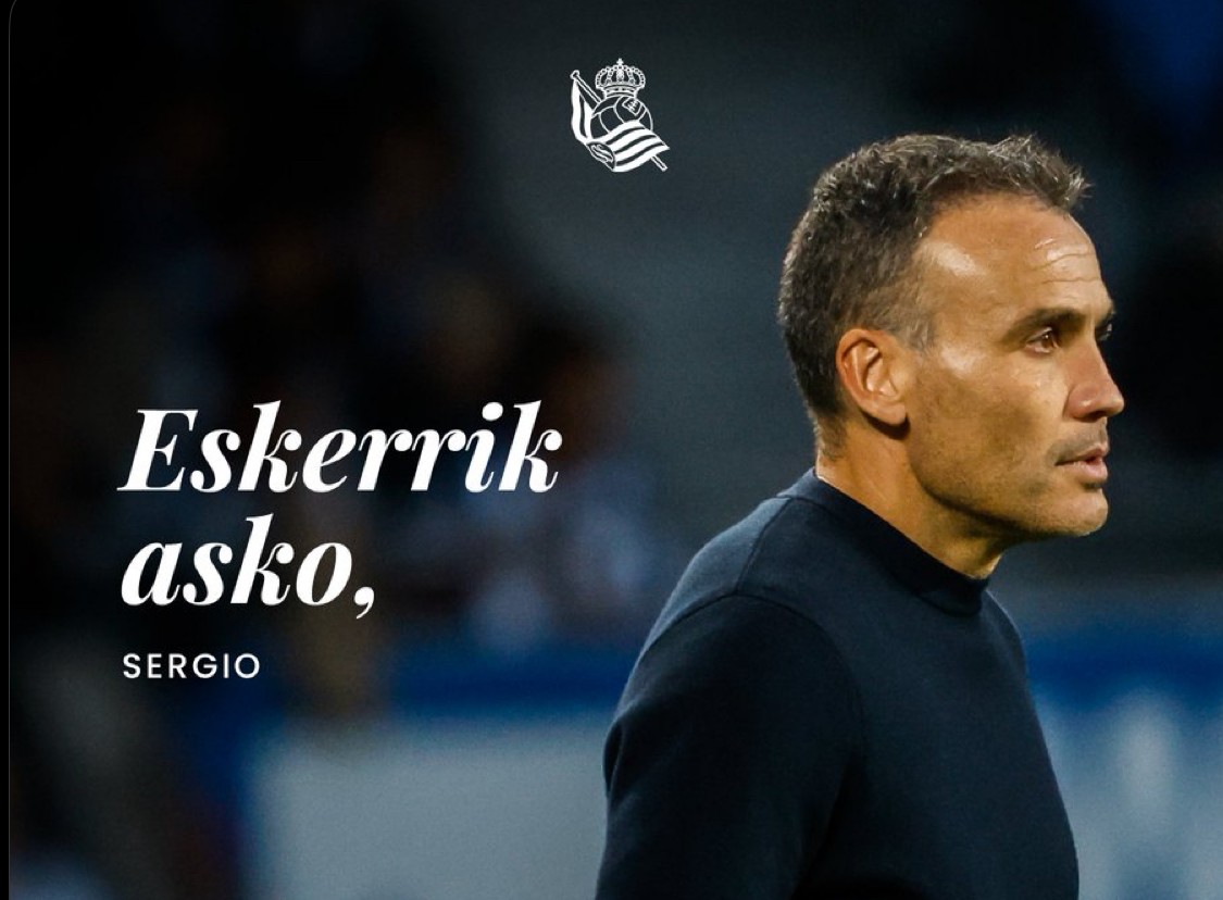 La Real Sociedad hace oficial la destitución de Sergio Francisco