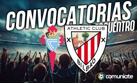 Jugadores convocados para el partido Celta y Athletic. Jornada 16. Jugadores convocados para el partido Celta y Athletic. Jornada 16.