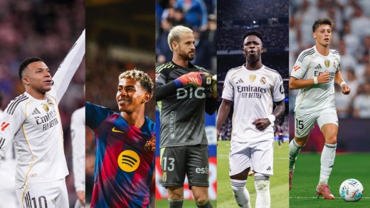 Top 5 jugadores LaLiga Fantasy Dazn hasta el momento