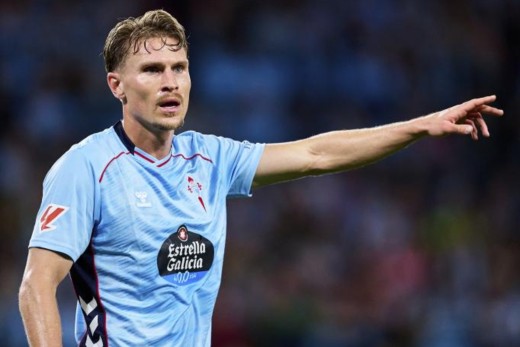 El motivo de la baja de Starfelt ante el Valencia El motivo de la baja de Starfelt ante el Valencia