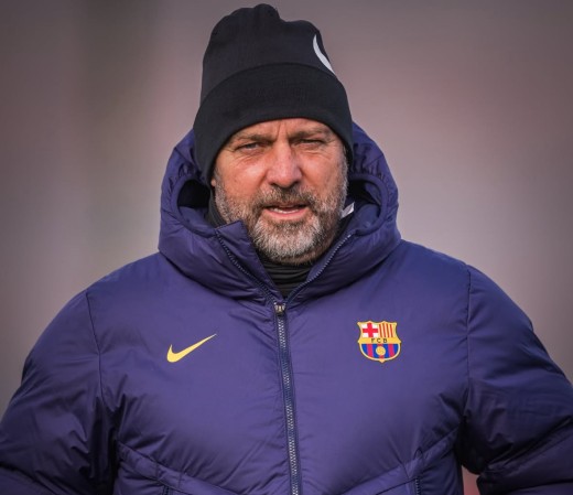 Flick ensayó once en la sesión de ayer sin Pedri, Dani Olmo ni Lewandowski