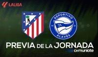 Atlético - Alavés. Previa, alineaciones probables y consejos fantasy. Jornada 20 de LaLiga.