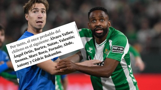 Diario de Sevilla tiene claro el once del Betis: Bakambu y Deossa titulares.