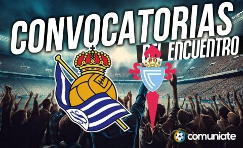 Jugadores convocados para el partido Real Sociedad y Celta. Jornada 21. Jugadores convocados para el partido Real Sociedad y Celta. Jornada 21.